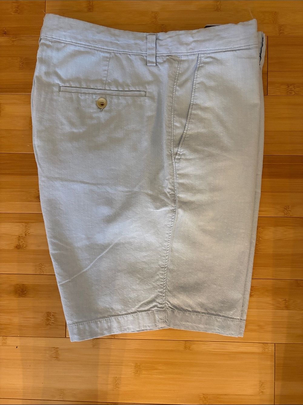 Men’s Banana Republic Light Blue Shorts In Size 34 Waist 80% Cotton 29% Linen